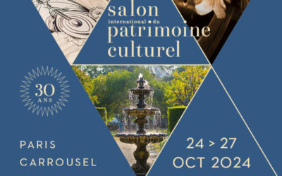 Rémy Garnier au Salon International du Patrimoine Culturel pour l’édition 2024 !