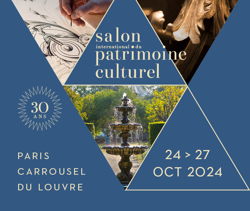 Rémy Garnier au Salon International du Patrimoine Culturel pour l’édition 2024 !